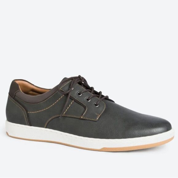 HAWKER RYE Larelissi Wide Contrast Stitch Sneaker Grey 11W Stitch Fix NWT in pkg - Picture 1 of 7